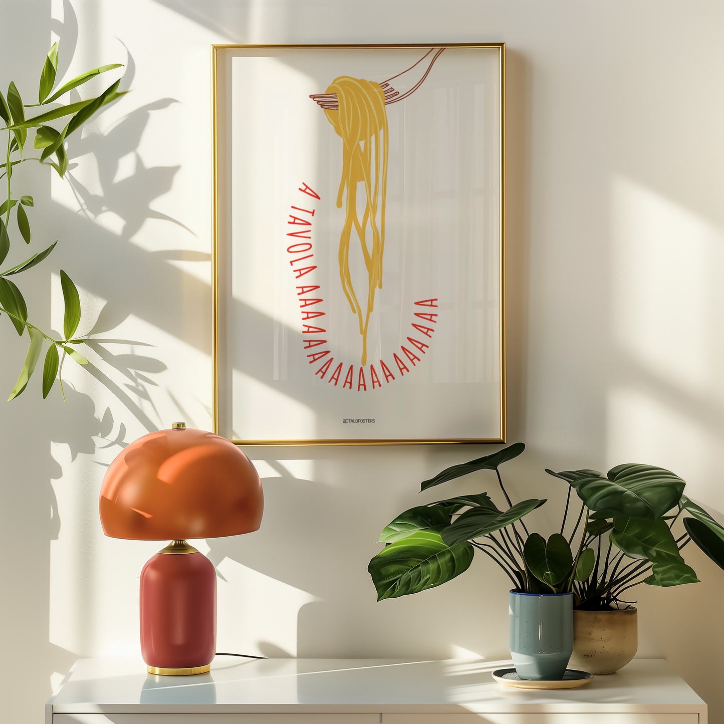 Poster Italiano - A Tavola