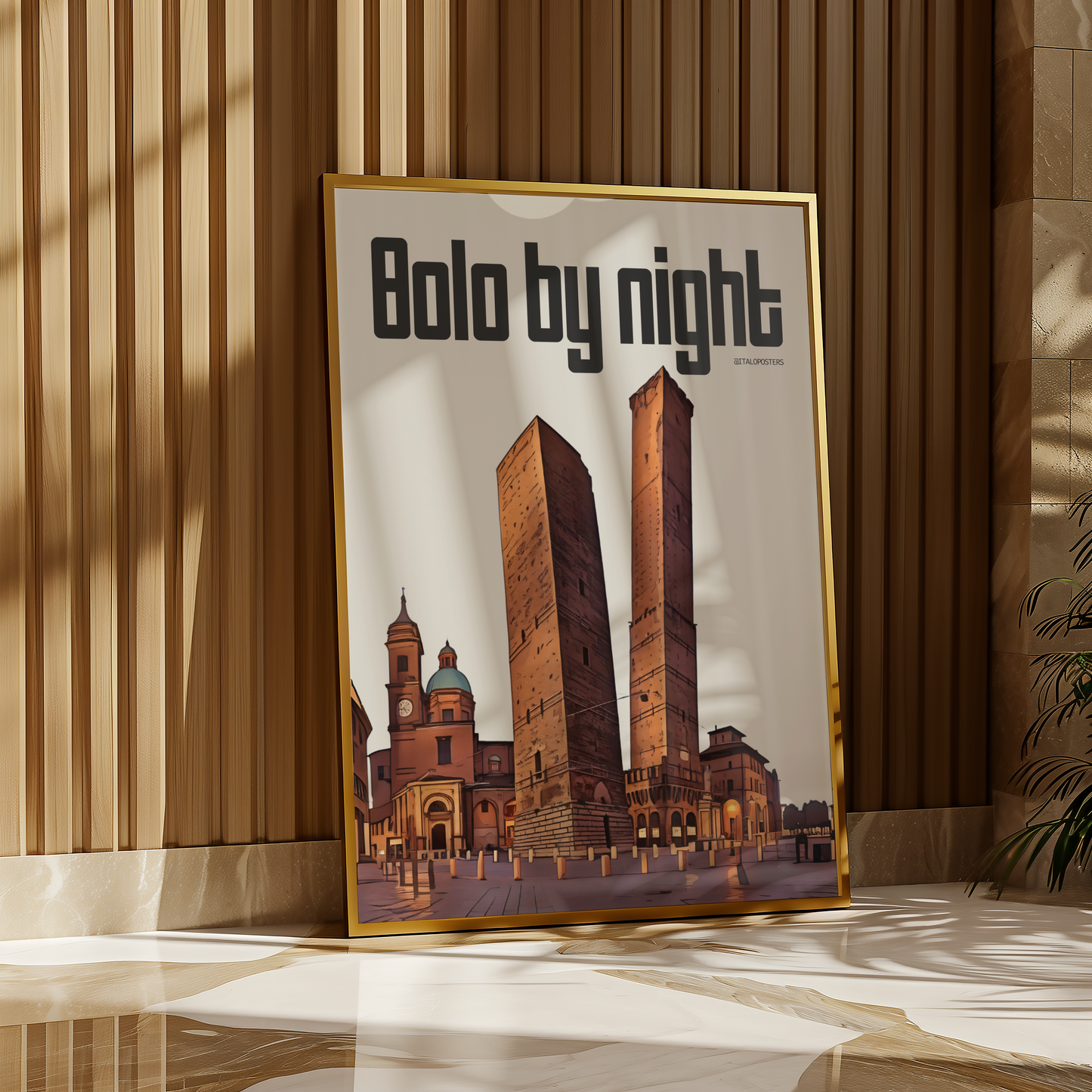 Poster Bologna - Bolo by Night