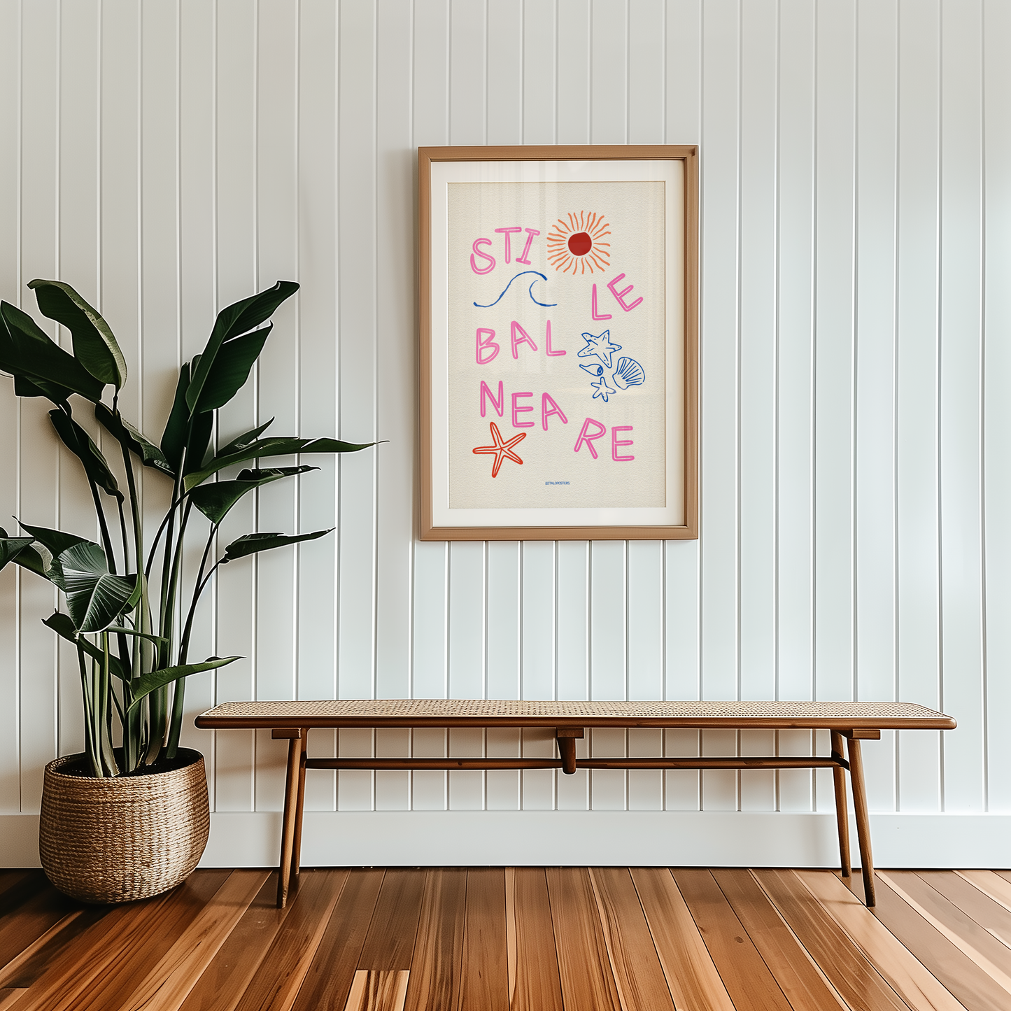 Poster Italiano - Stile Balneare