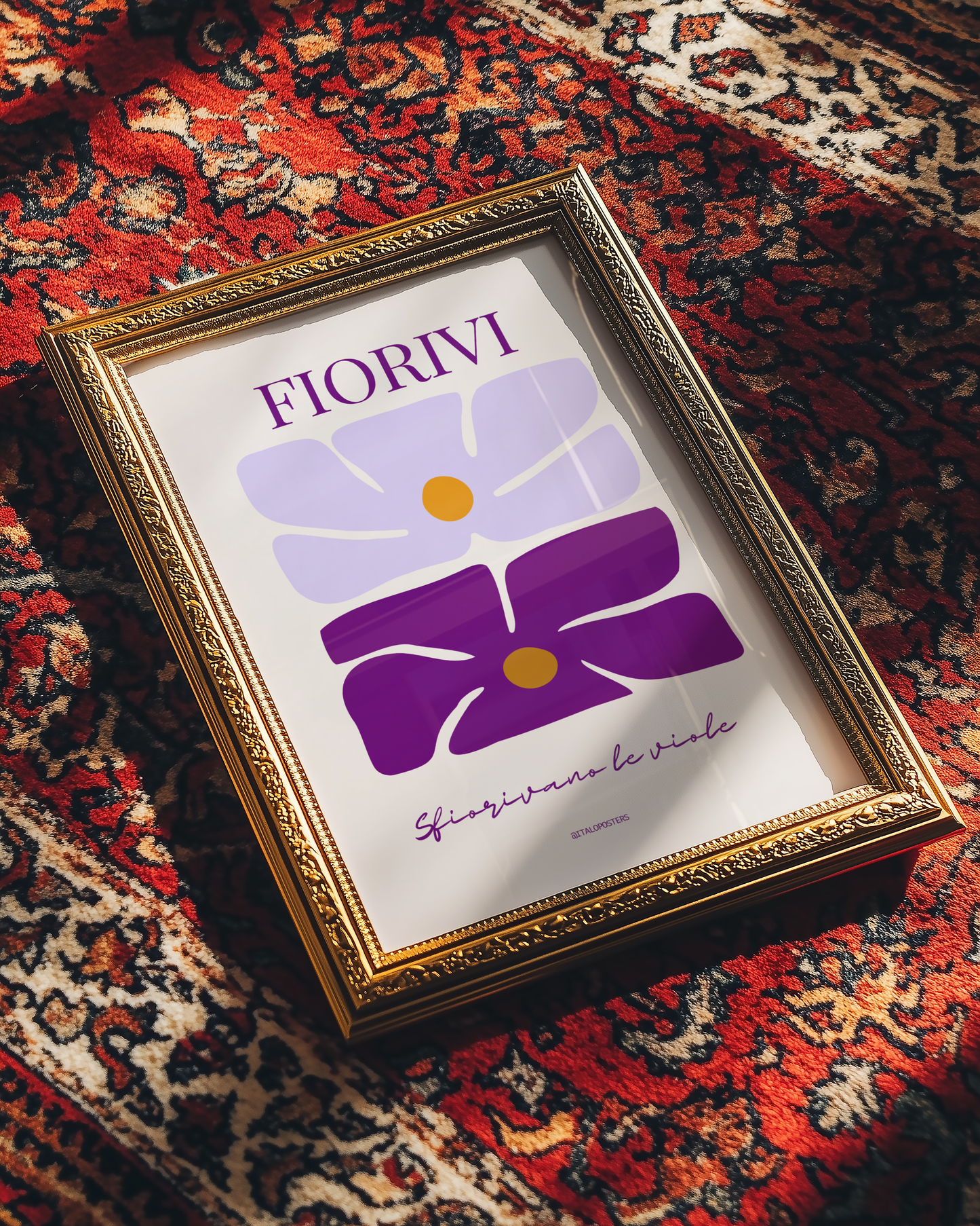 Italian Poster - Fiorivi, Sfiorivano le Viole