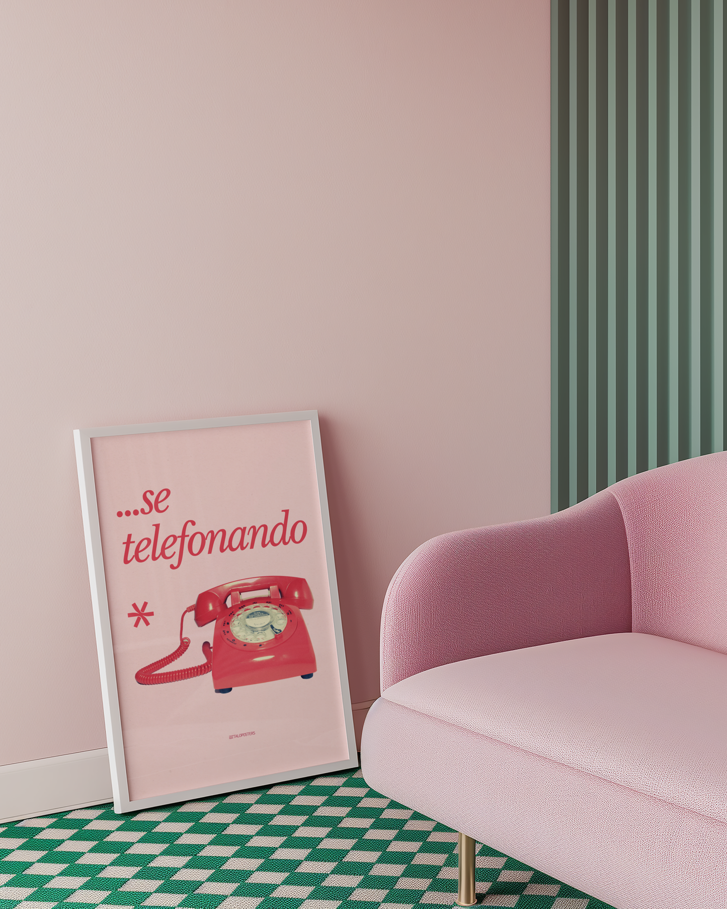 Italian Poster - Se Telefonando