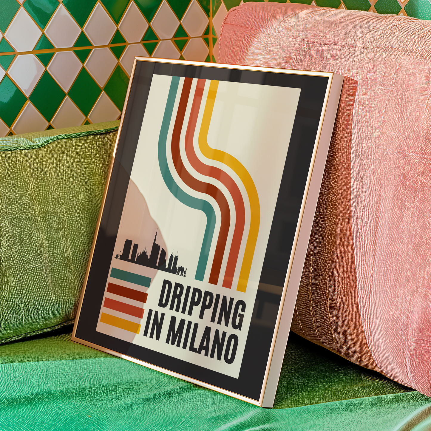Poster Milano - Dripping in Milano