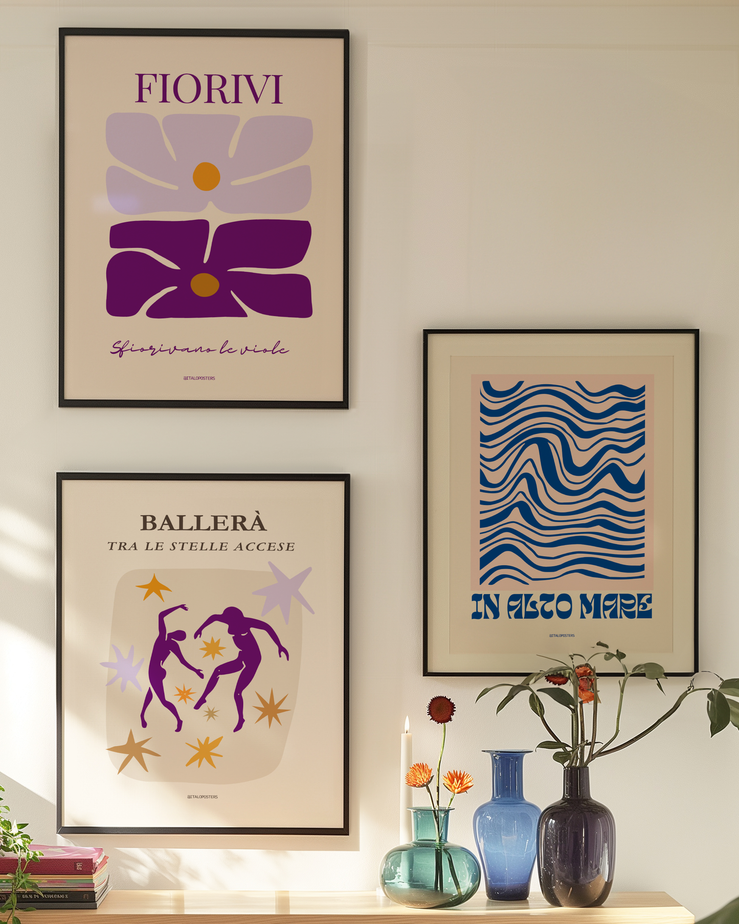 Italian Poster - Fiorivi, Sfiorivano le Viole