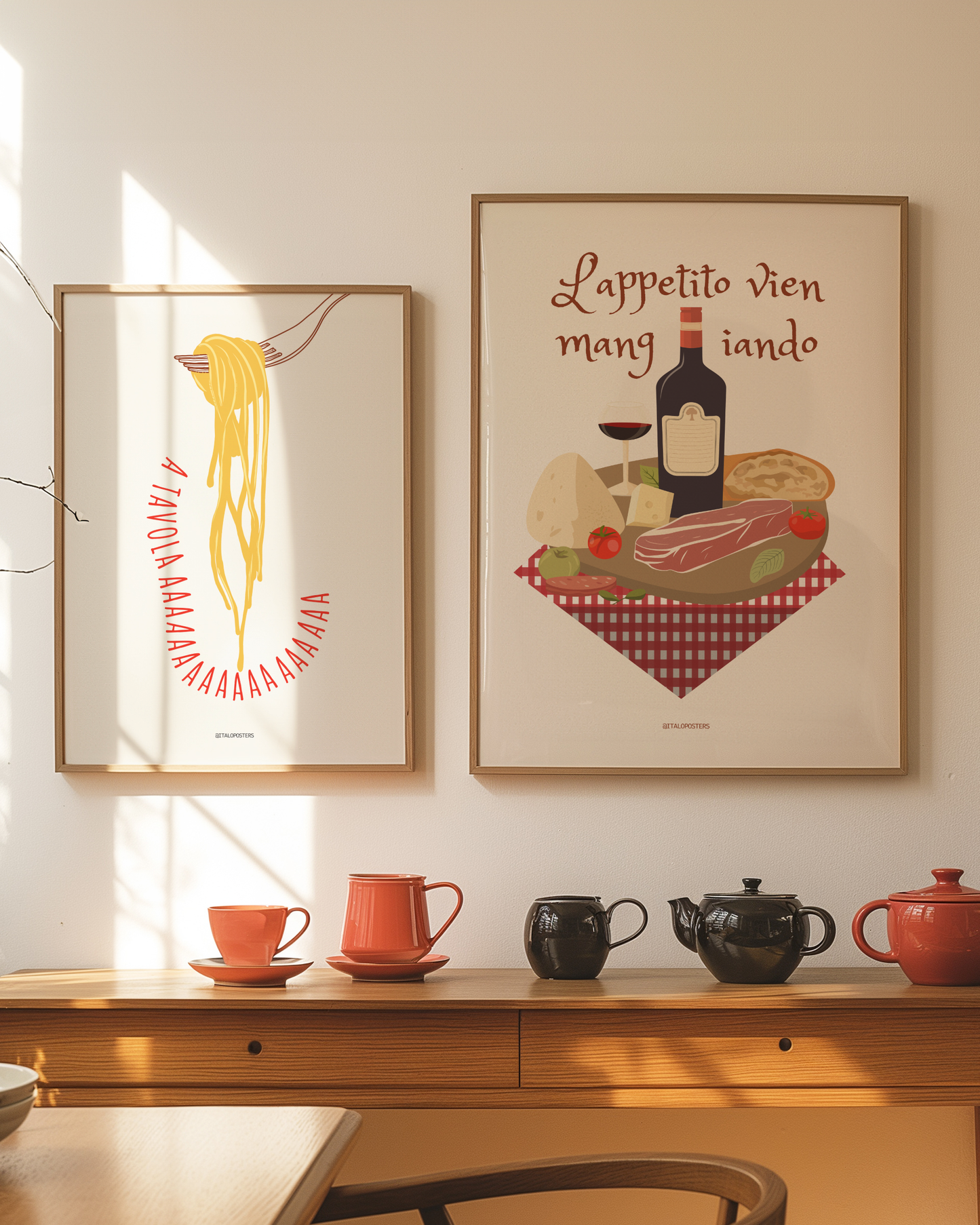 Poster Italiano - L'Appetito Vien Mangiando