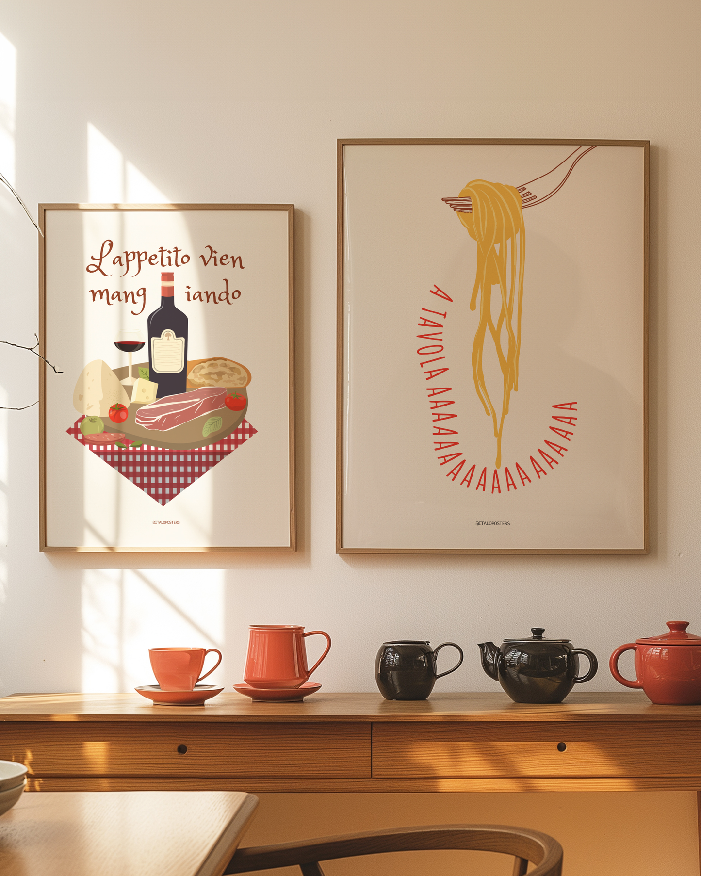 Poster Italiano - A Tavola