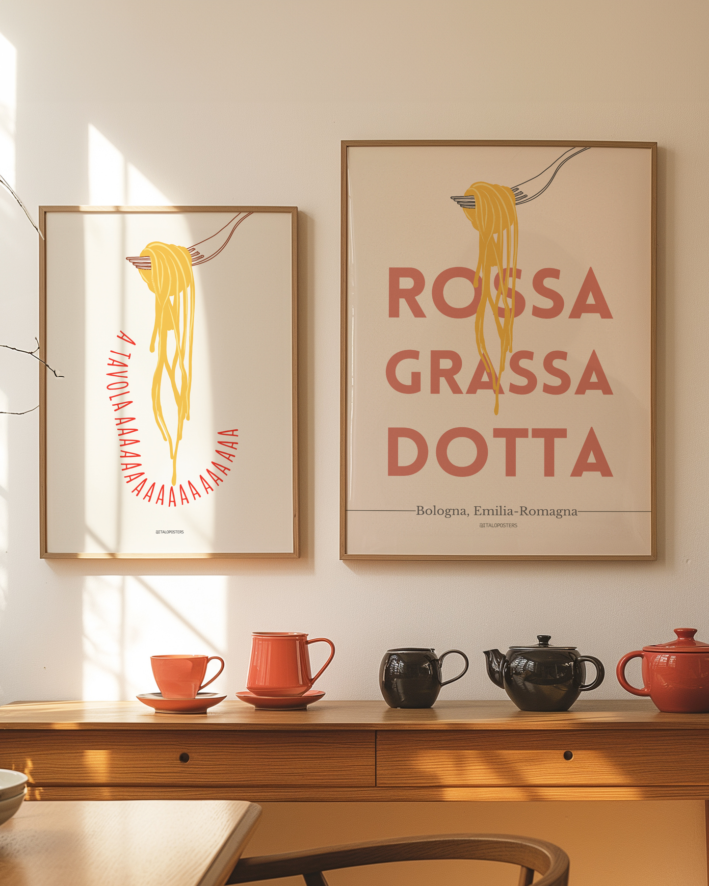 Poster Bologna - Rossa Grassa Dotta