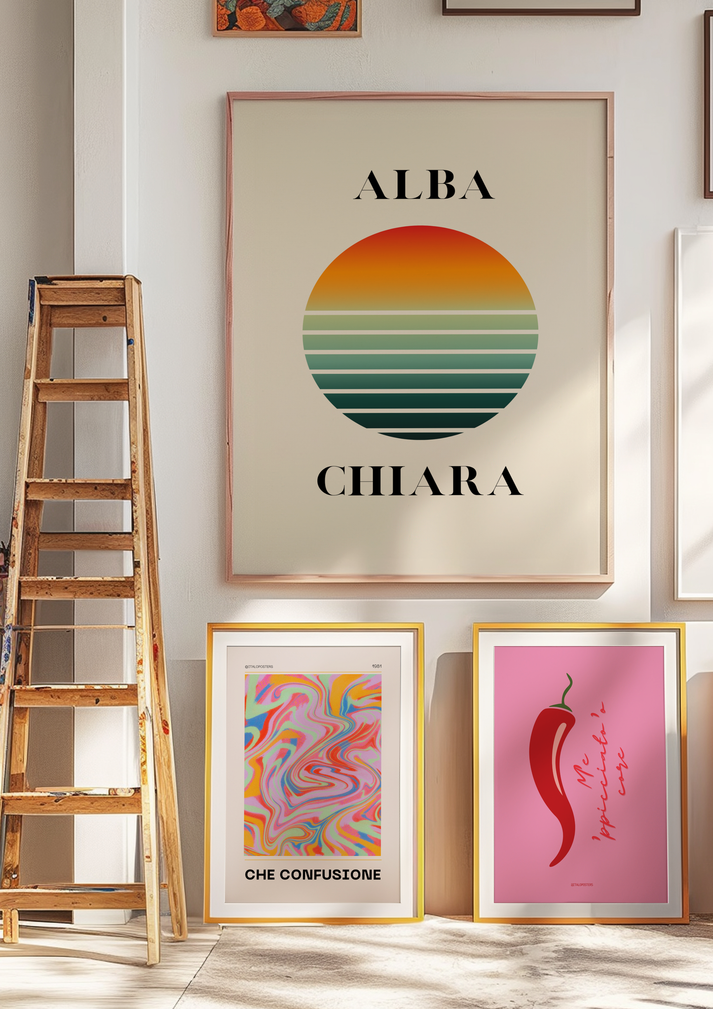 Italian Poster - Alba Chiara