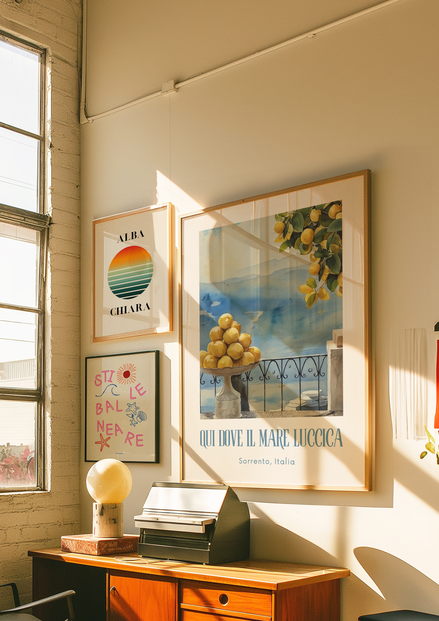 Poster Sorrento - Qui Dove il Mare Luccica